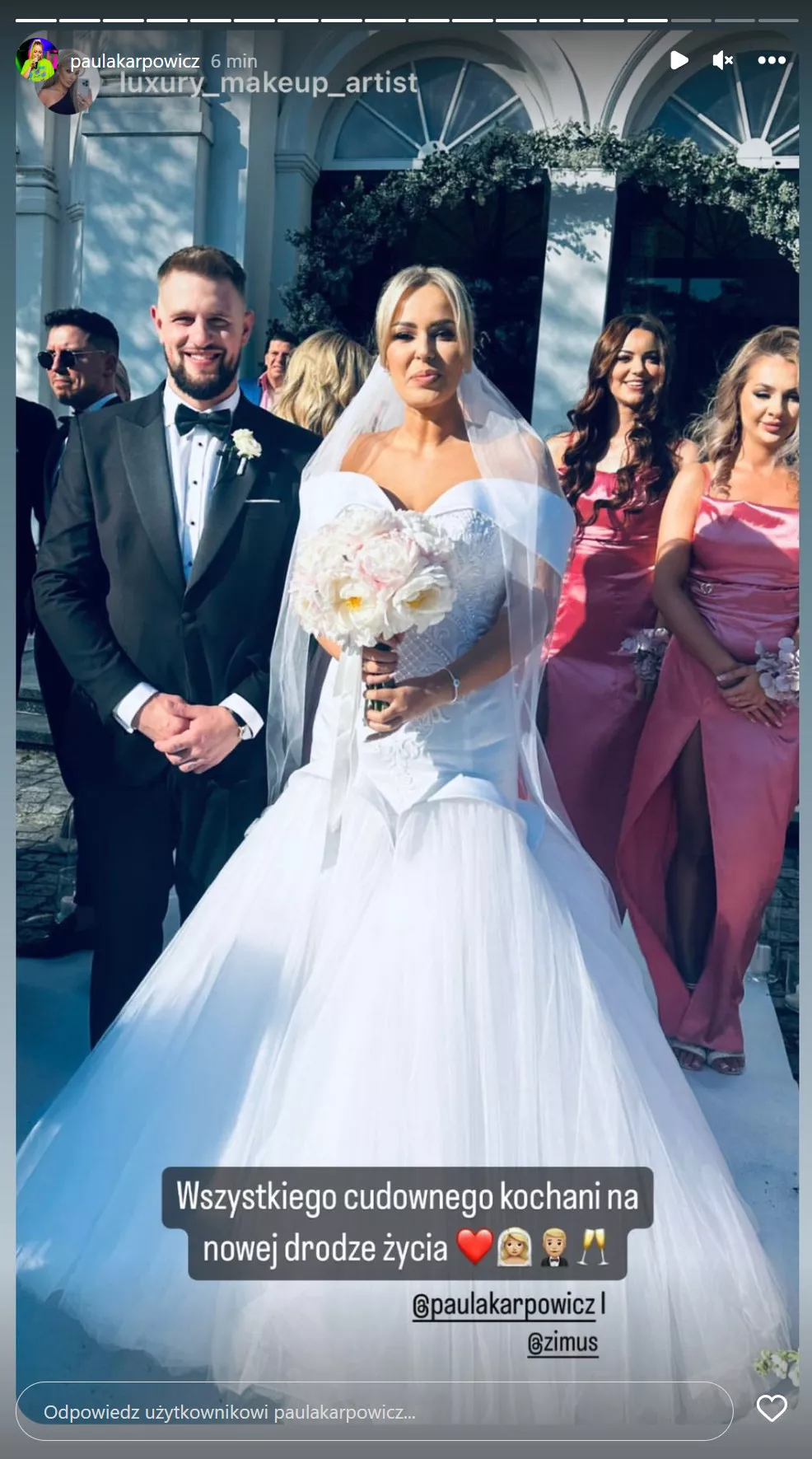 Oficjalnie gwiazda disco polo Paula Karpowicz Topky wyszła za mąż! Mamy zdjęcia z wesela!